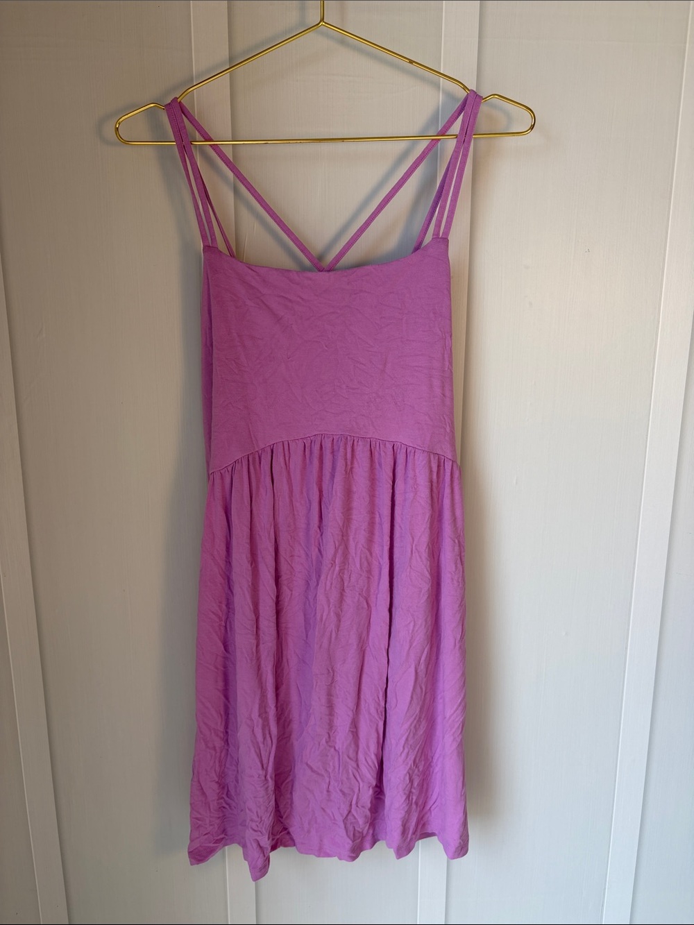 Women’s Strappy Dress in Lavender Pink